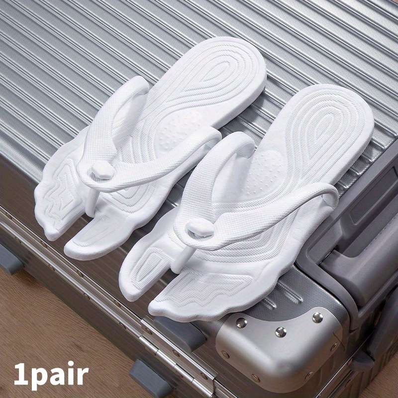 Ladies Summer Flip Flops White Uk 7.5