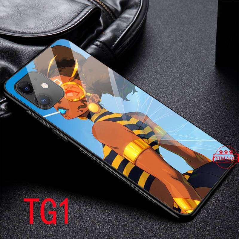 1Pc Mixed Color For iPhone 12 Pro African Girls Phone Case