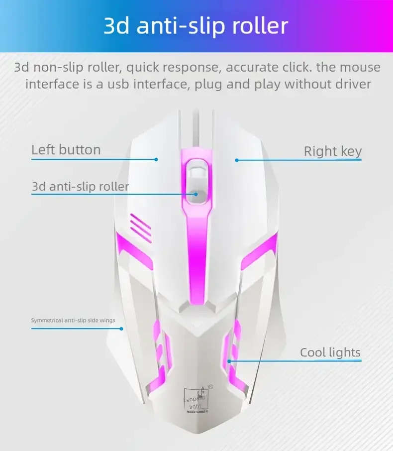 Keyboard Color white