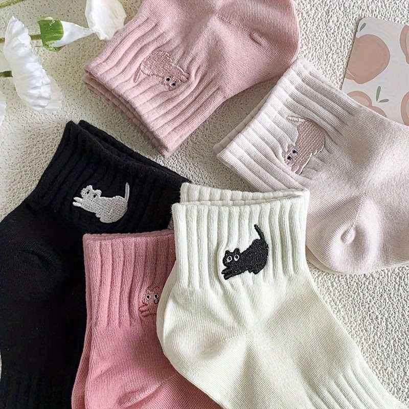 Women S Socks Color 5Pcs Mixed Color Size Onesize