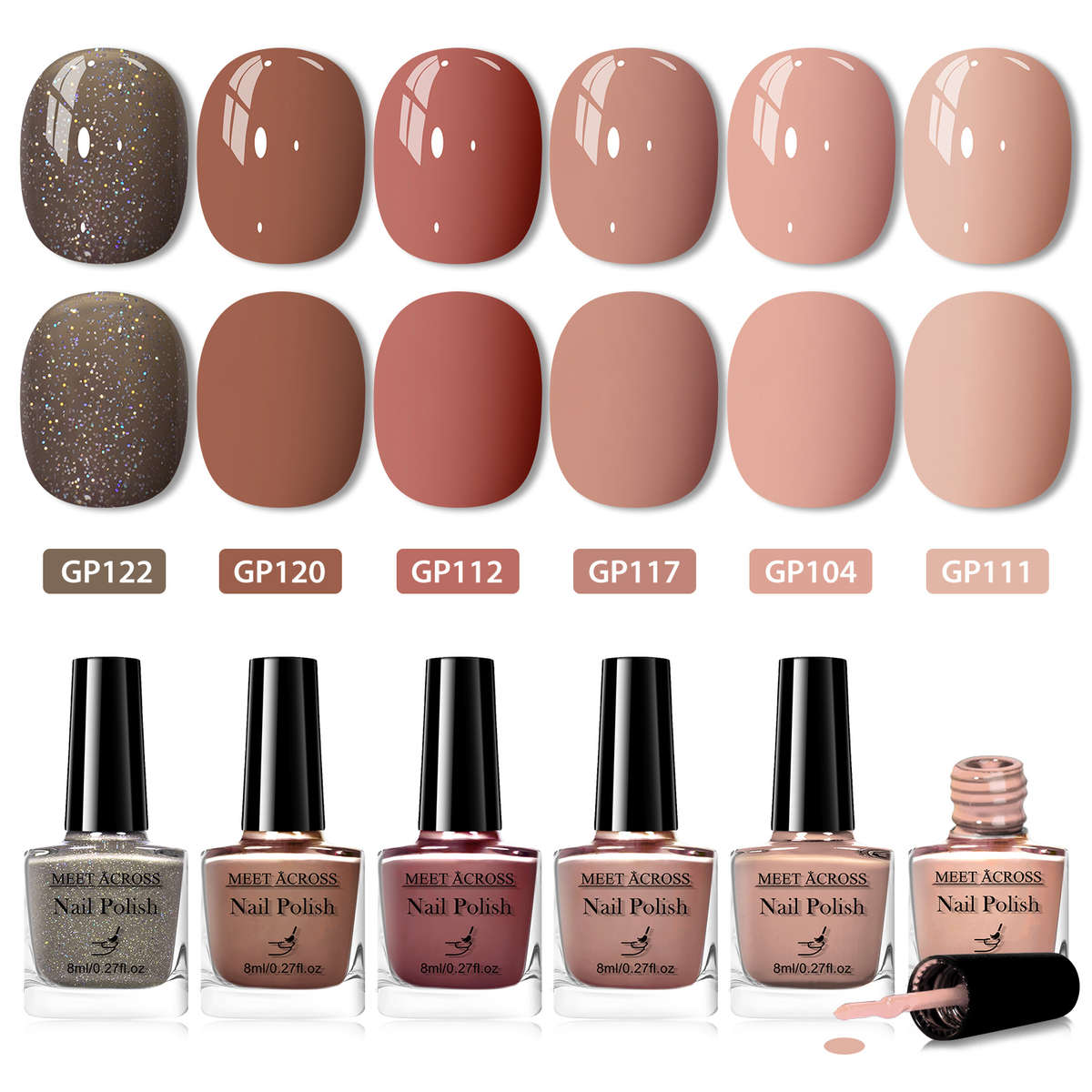 Nail Polish Color 6Pcsset