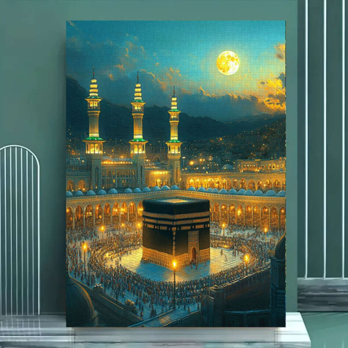 3D Building Model Puzzle Set Size 60Cm X 80Cm