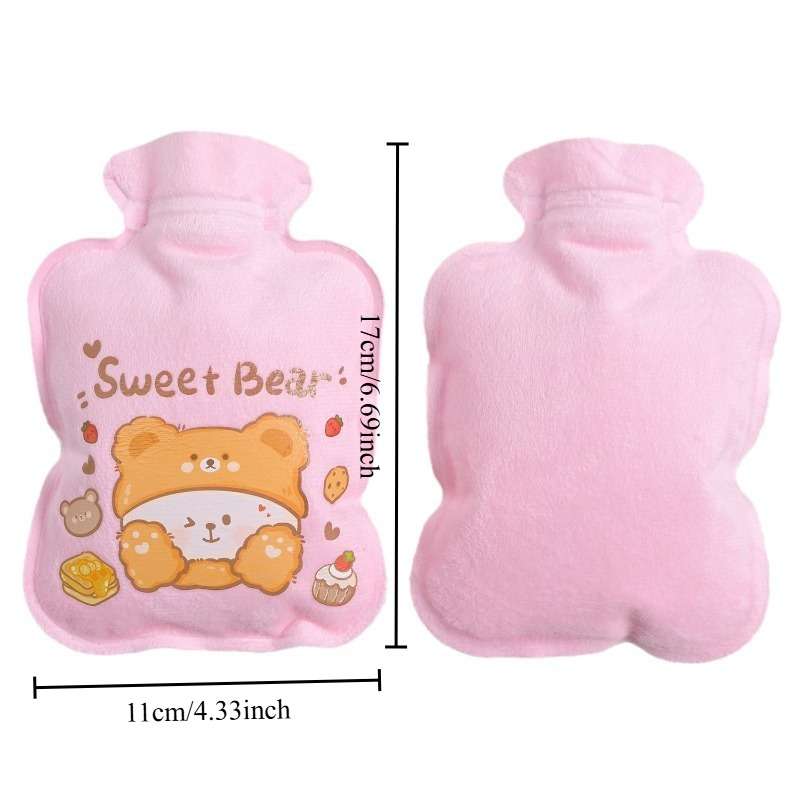 Hot Water Bottle Thickened Bag Random Style 2Pack