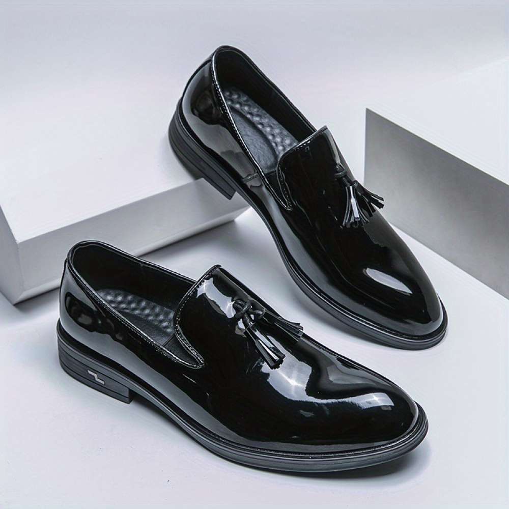 Mens Leather Shoes Color Black Sizeuk 8