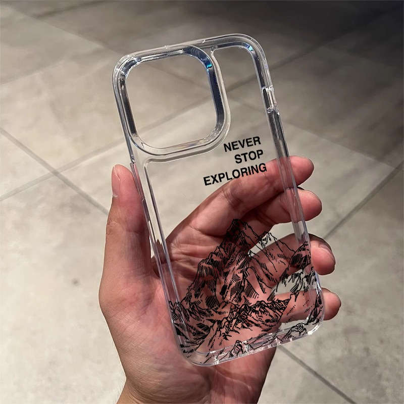 Transparent For iPhone Phone Case