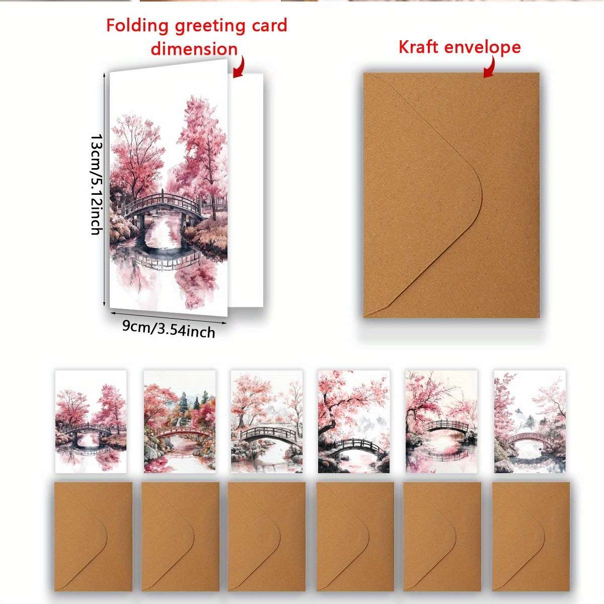 Greeting Cards Quantity 6Pcs