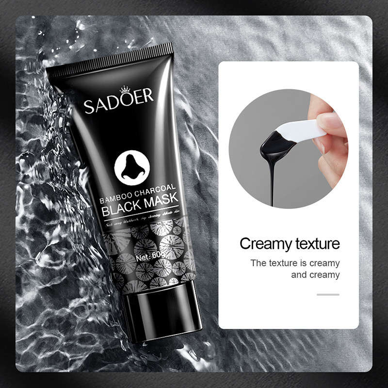 Facial Mask Color 1 Pack Of Bamboo Charcoal Mud Film