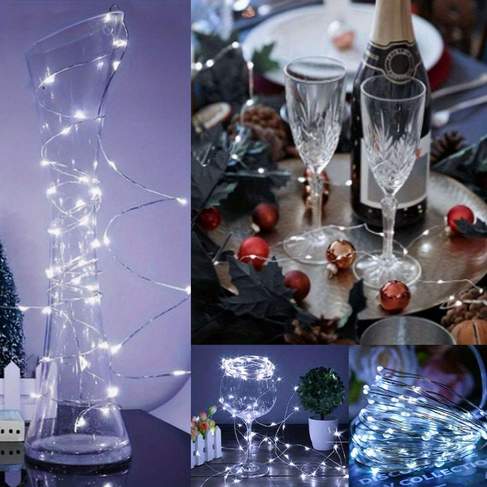 Christmas Lights White Model 1 Meter 10 Lights