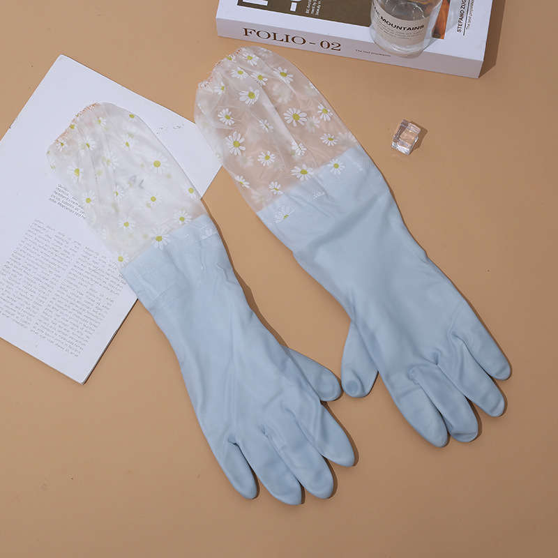 2Pcs Comtable Long Sleeve Floral Rubber