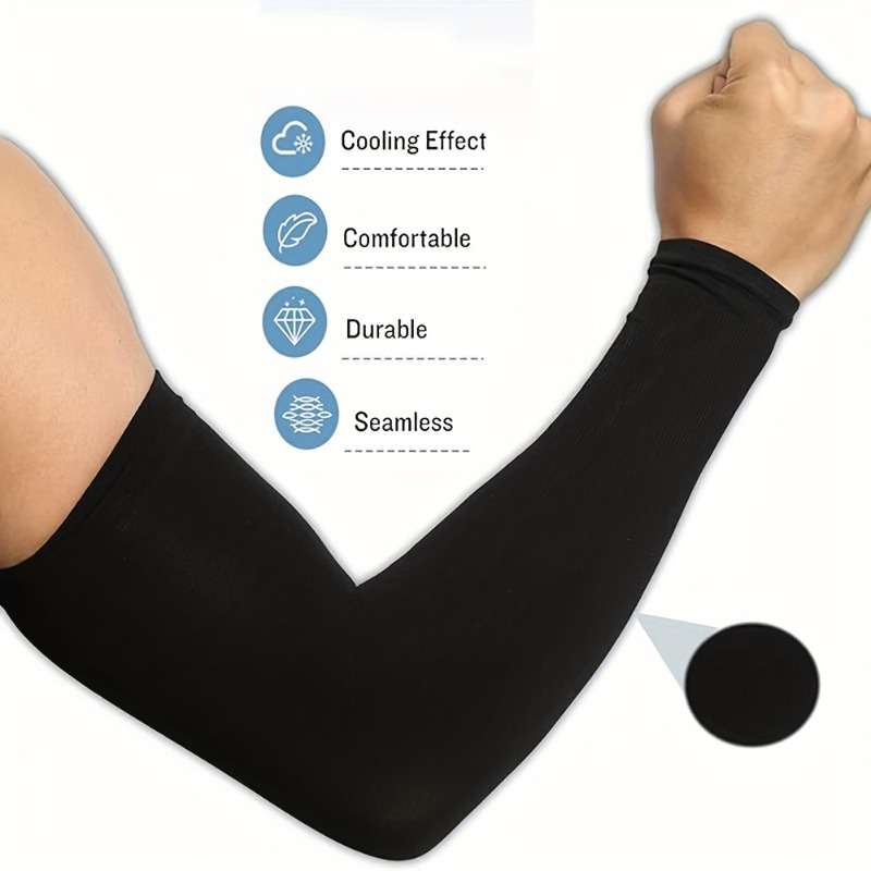 Sunscreen Sleeves Color White 10Pcs