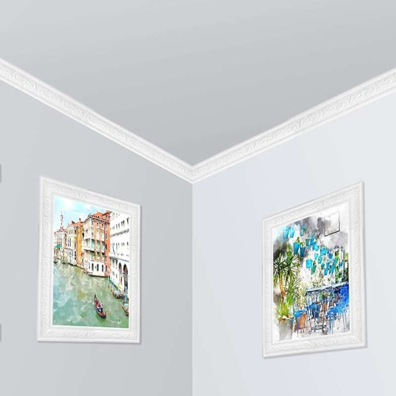 Skirting Board White Wall Sticker