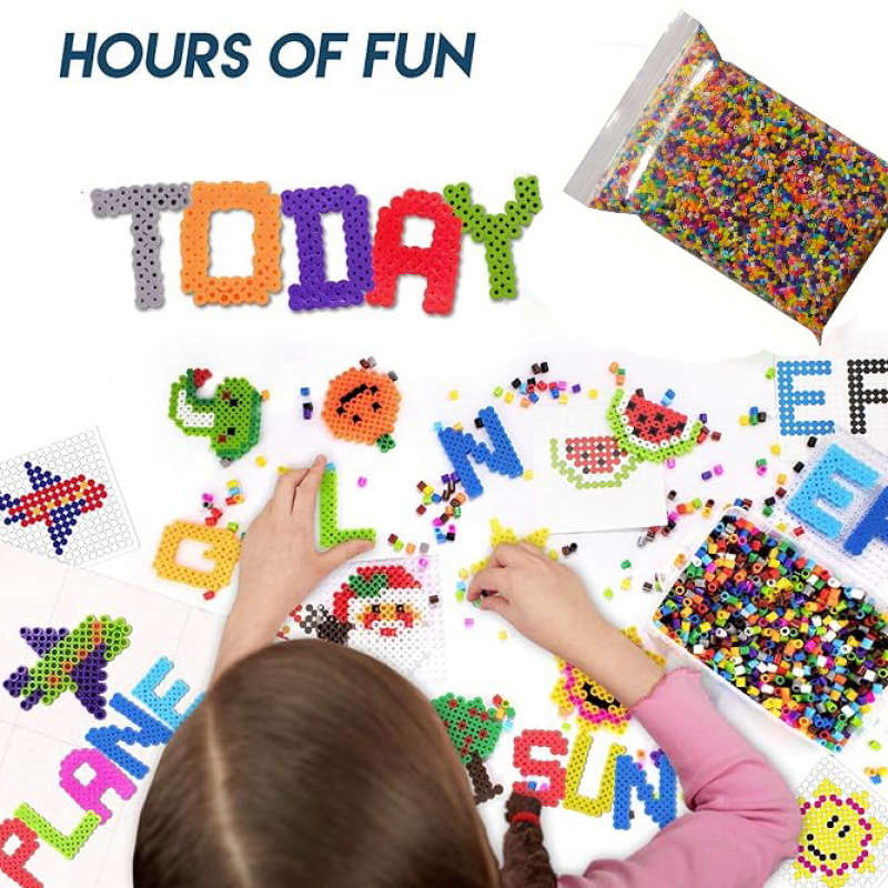 Perler Bead Set Multicolor 3Mm Bead Bag Pack