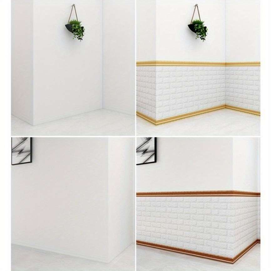 Skirting Board White Size 230*5Cm*10Pcs
