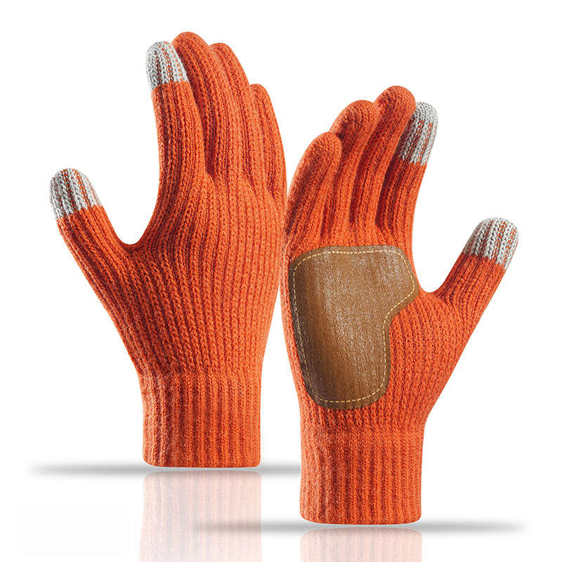 Gloves Color Orange
