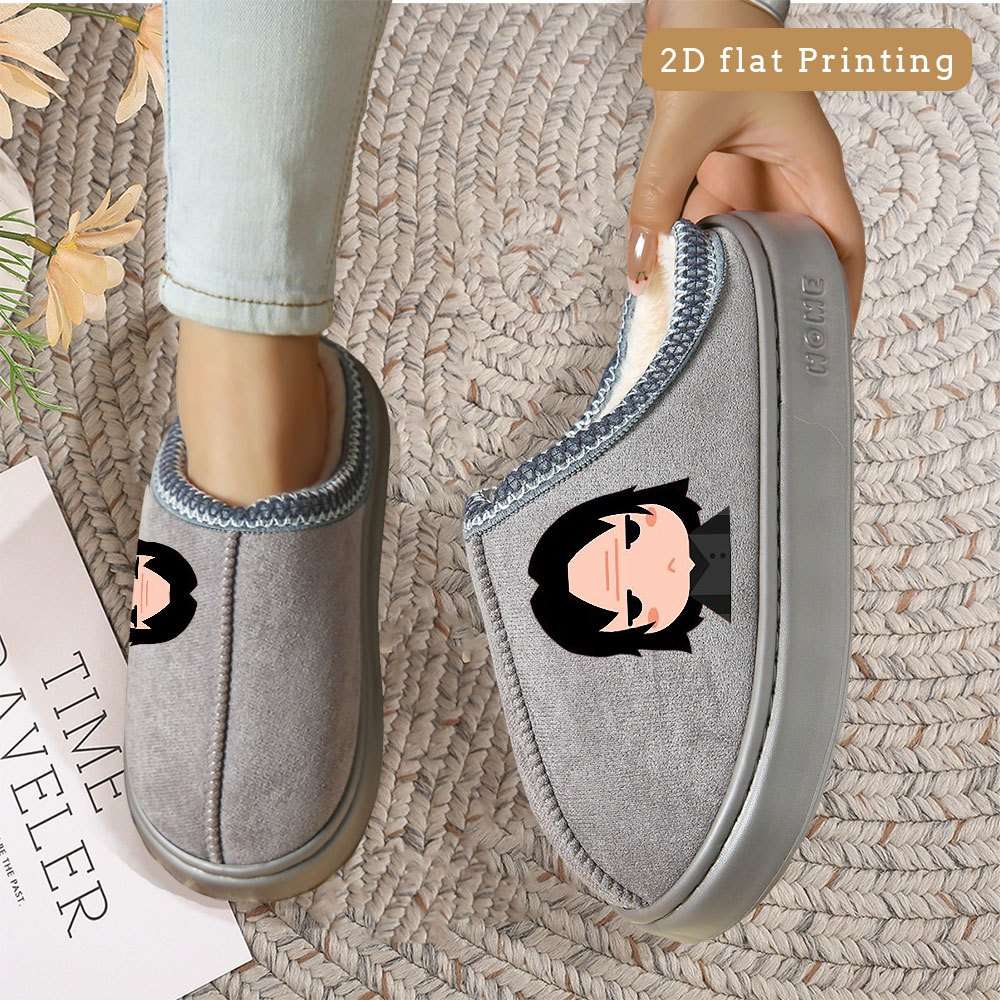 Cotton Slippers Color Grey Sizeuk 7