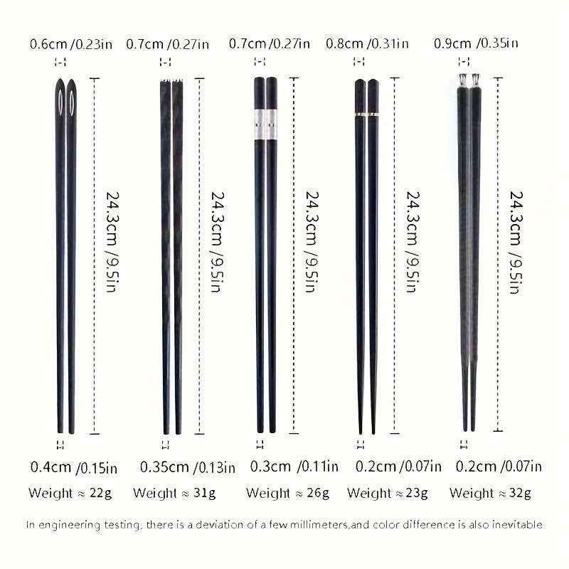 Chopsticks Color 5 Pairs