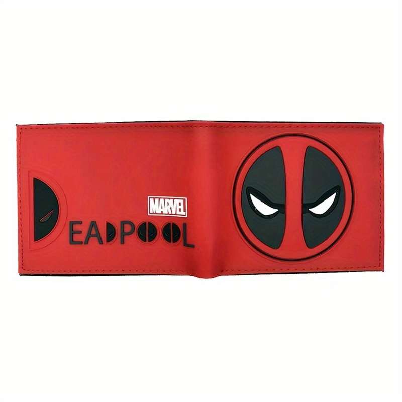Deadpool Short Wallet Avengers Superhero Pu Coin Purse