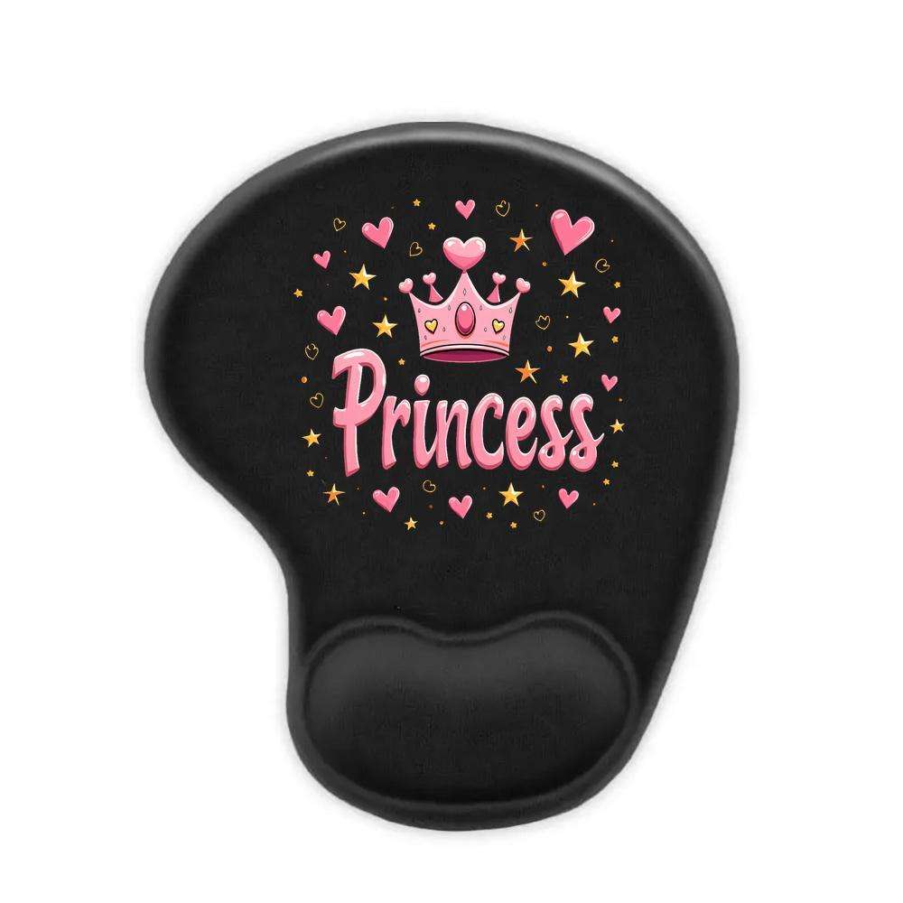 Versatile Stable Cute Princess Themed Mouse Desk For Graphic Designers Pink
