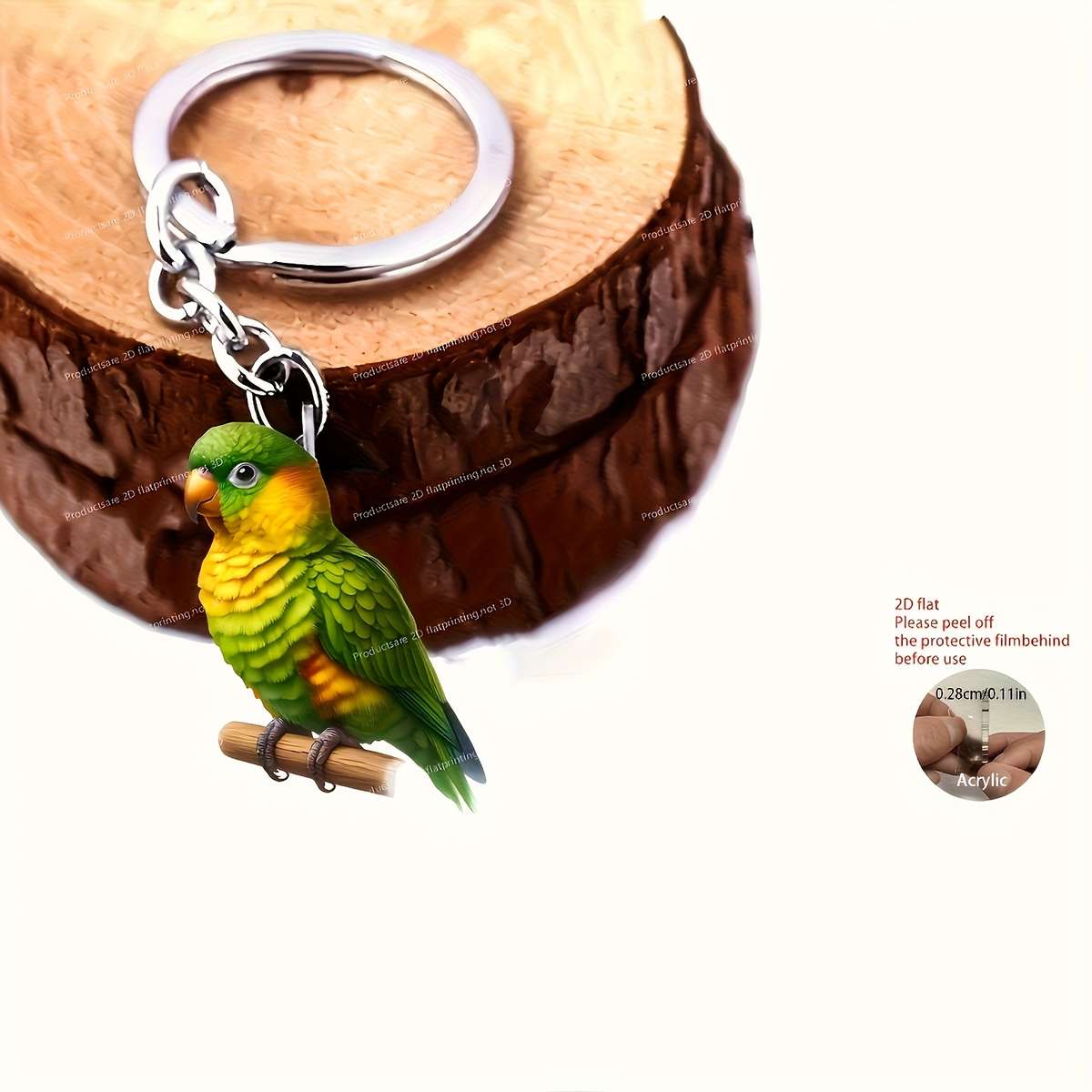 Keychain Ornament Material Acrylic