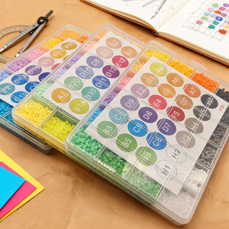 Perler Bead Set 7 Color Plate 24 Colors