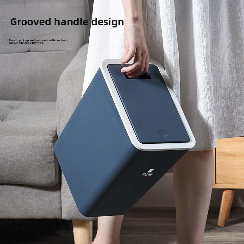 Garbage Can Color Coffee Brown Trash Can With Lid