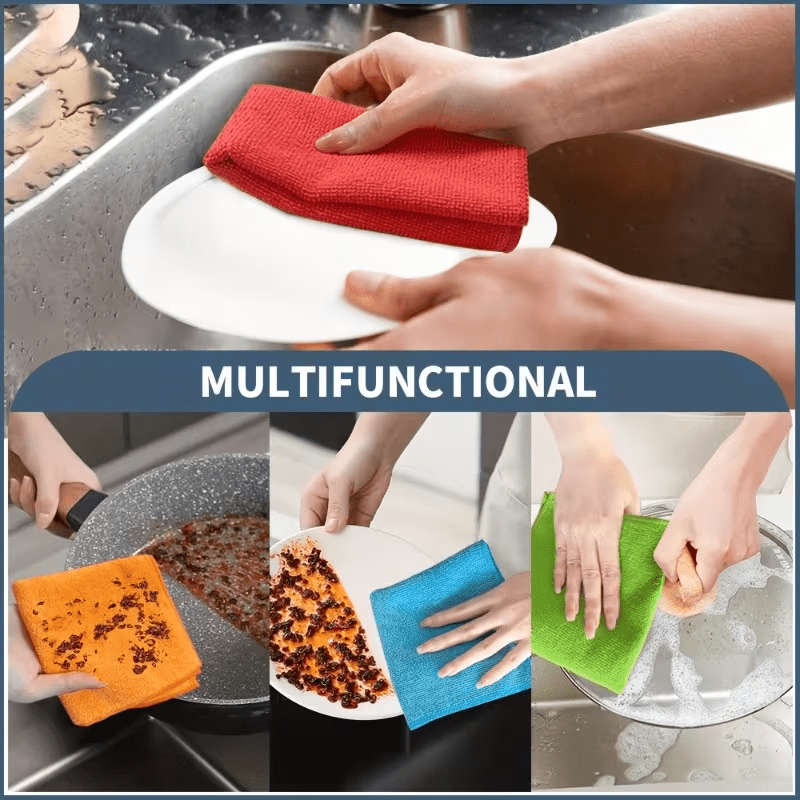 Rag Model 5Pack Assorted Color Size Durable Polyester