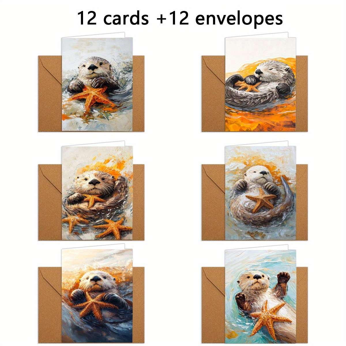 Greeting Cards Quantity 6Pcs