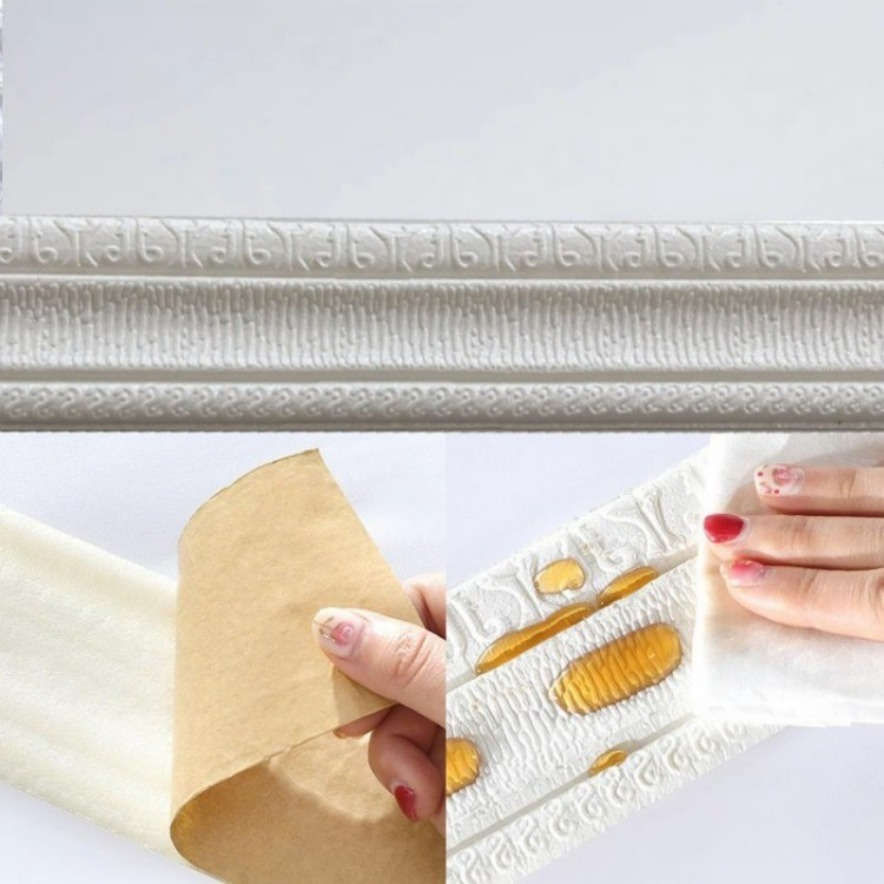 Skirting Board White Size 230*5Cm*10Pcs