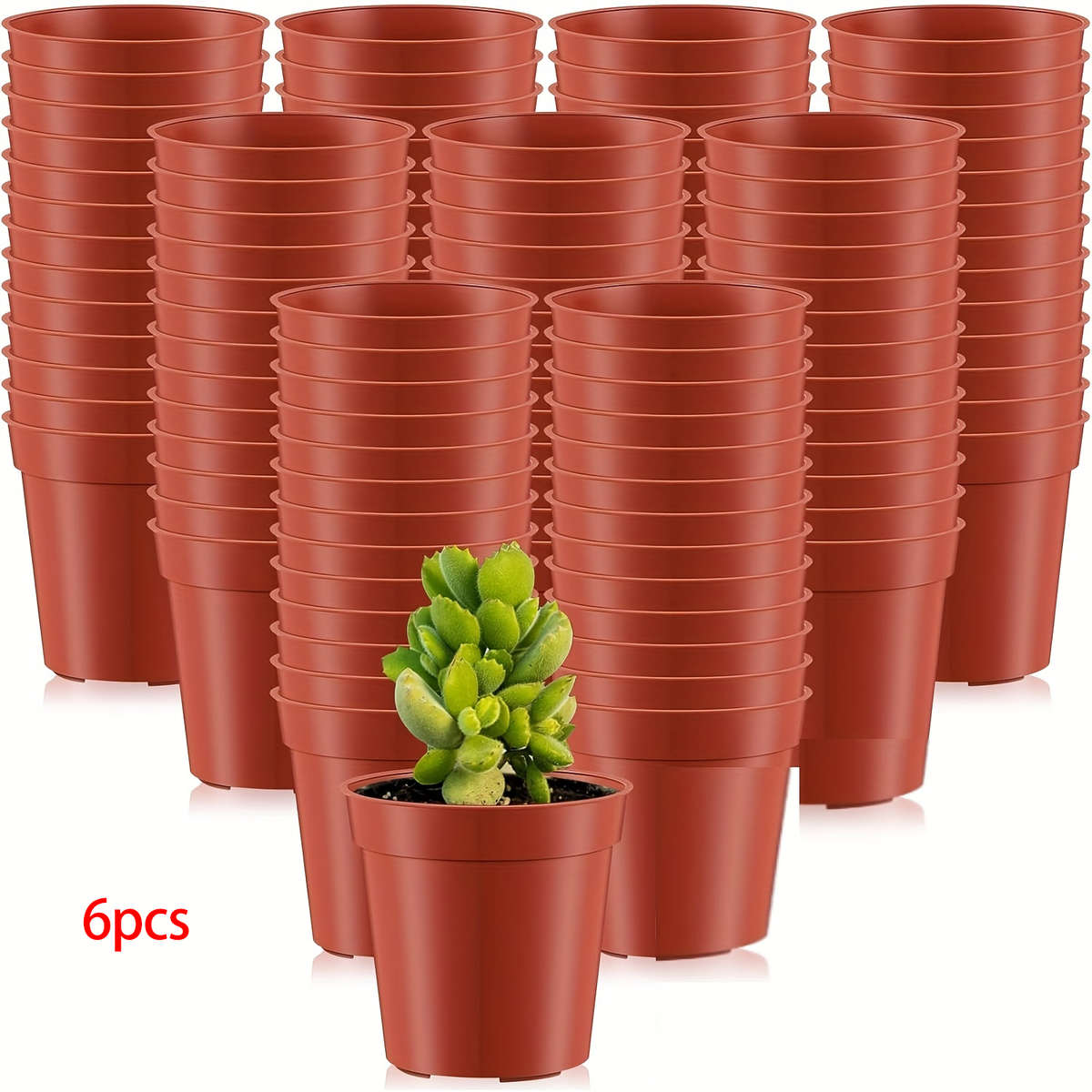 Flowerpot  6Pcssize 5 33Cmx5 08Cm