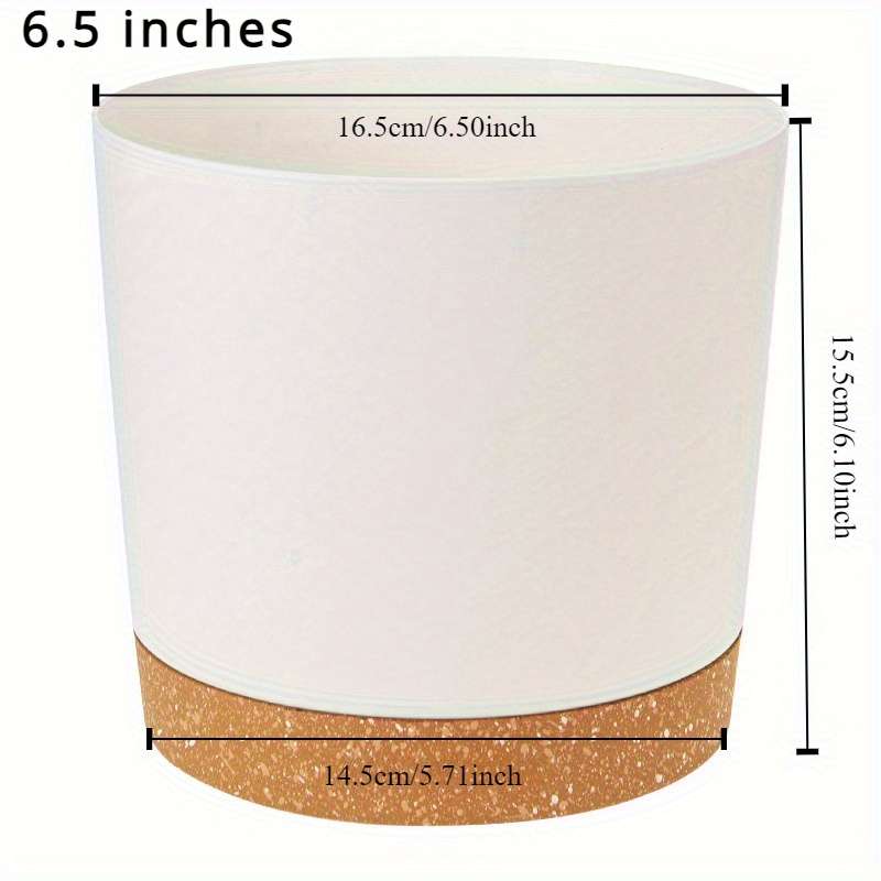 Flowerpot Color Dark Black Size20.32 Cm