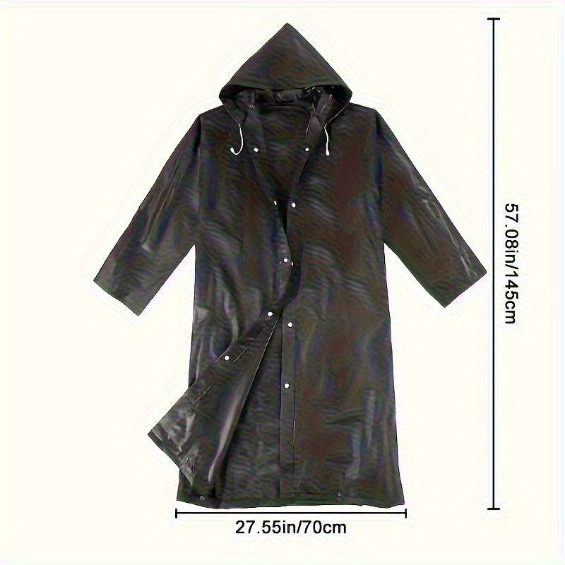 Raincoat Black Size  One Size Fits All