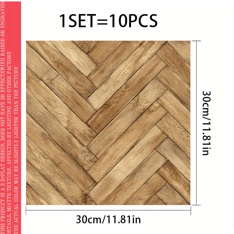 Self Adhesive Floor Stickers 11.81X11.81In30X30Cm