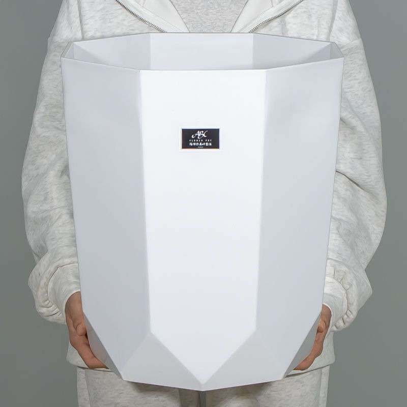 Flowerpot Model White 2 Pieces  Tray 2 Pieces