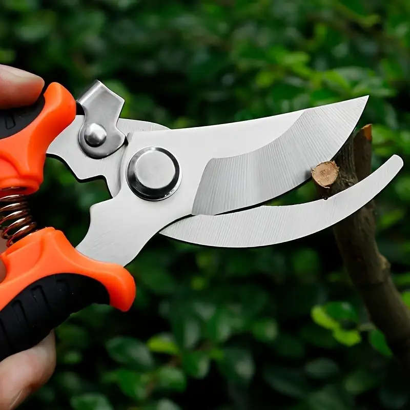 Pruning Shears Color Orange And Red Quantity2Pcs