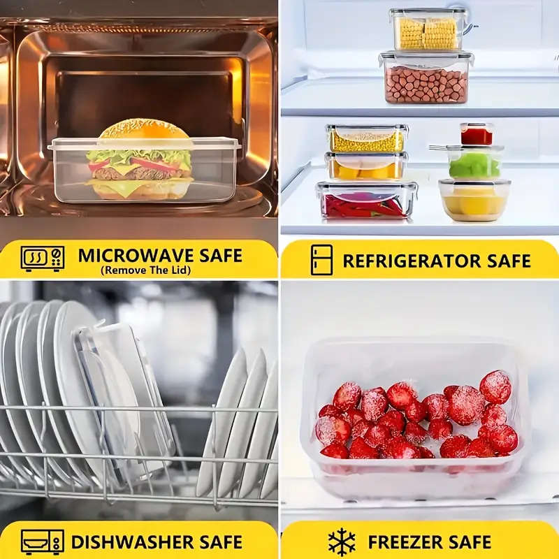 Sealed Jar Model 6Piece Set 3 Boxes  3 Lids