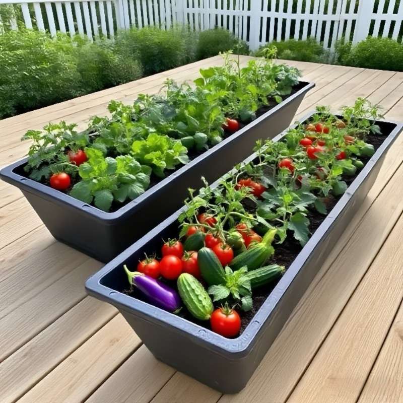 Flowerpot Color Mixed Color  Base Tray Quantity6Pcs