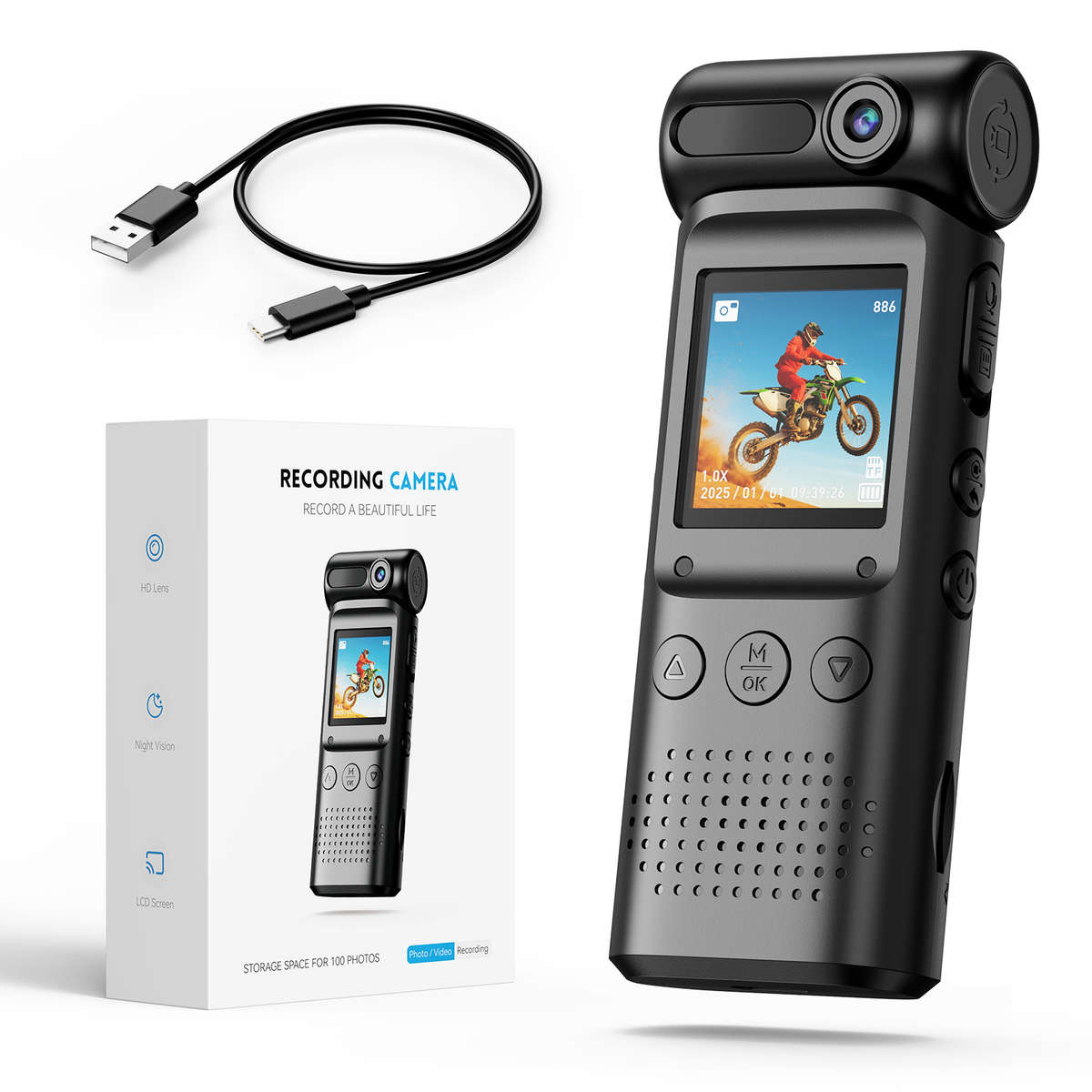 Dashcam Color Black