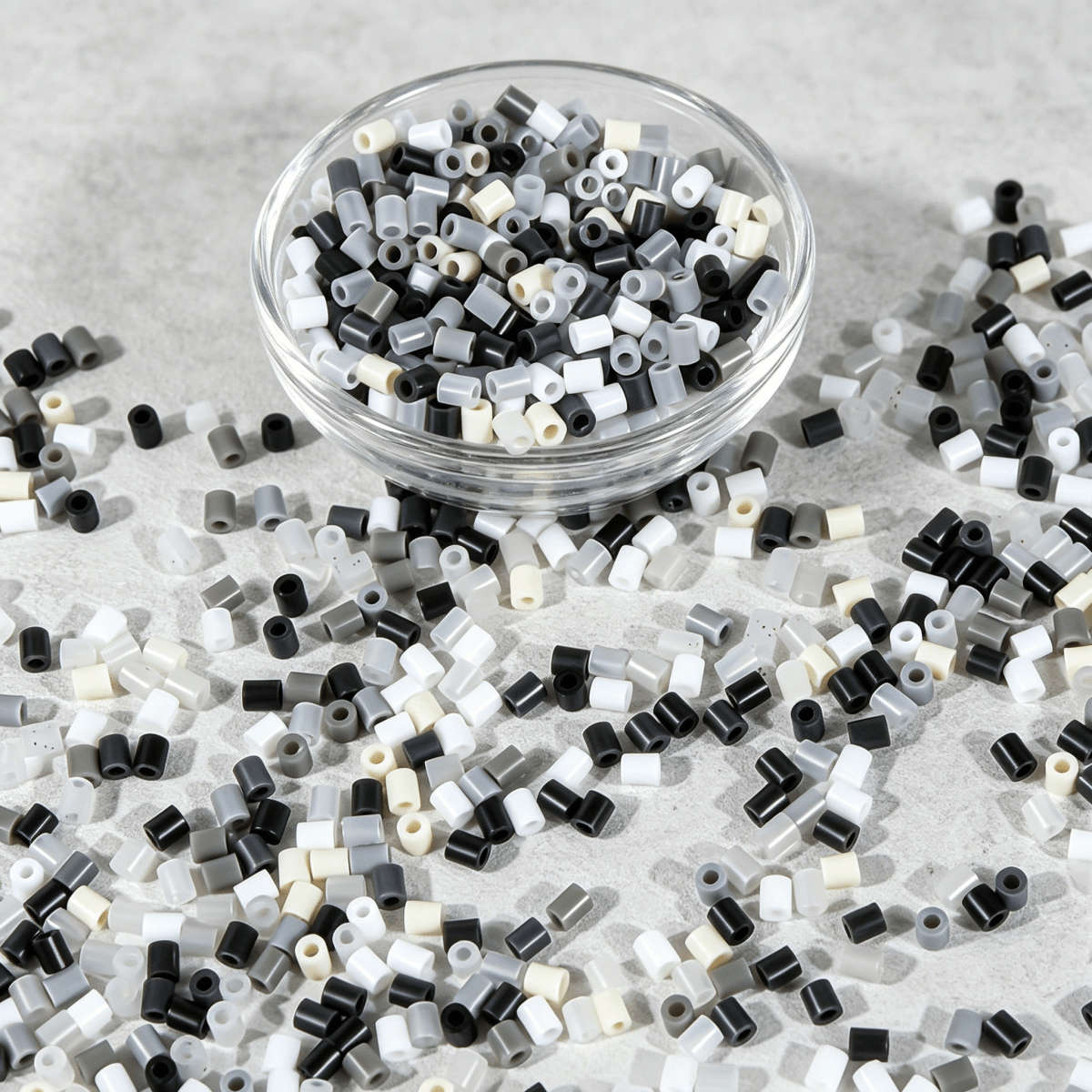 Perler Bead Set Grey 6100Pcs