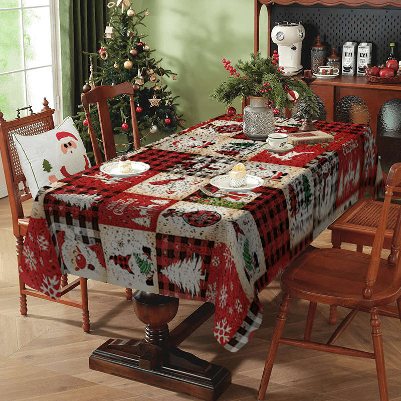 Christmas Tablecloth Size 139.7X200.0Cm
