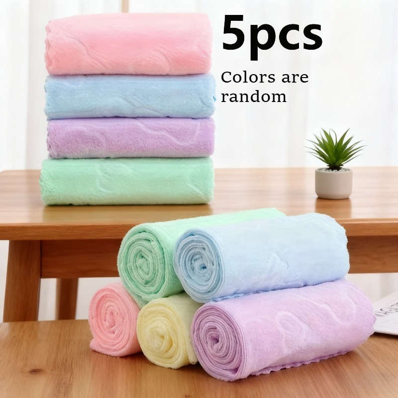 Towel Color Random 5 Pieces Sizescouring Pad