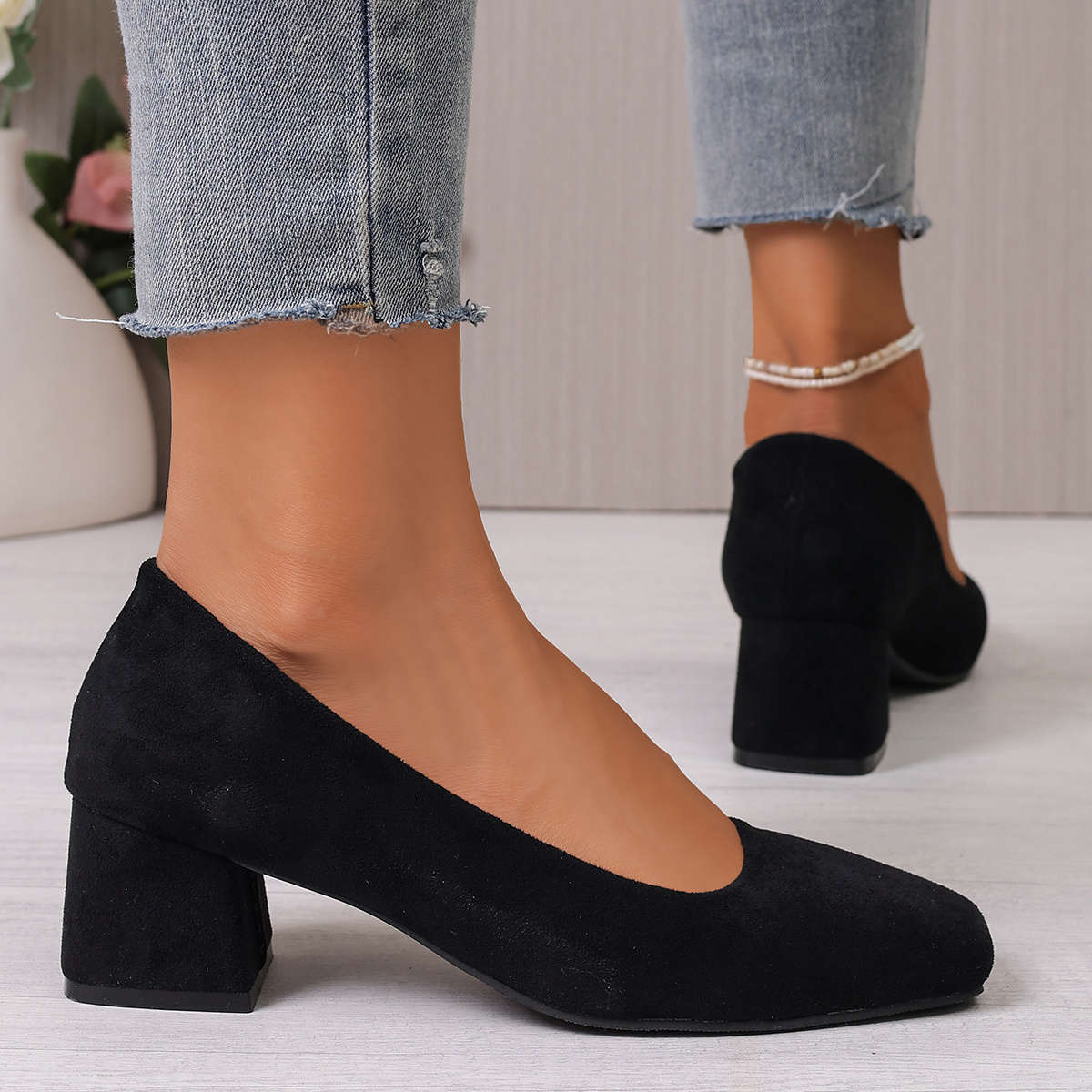 Women S High Heels Color Black Sizeuk 7
