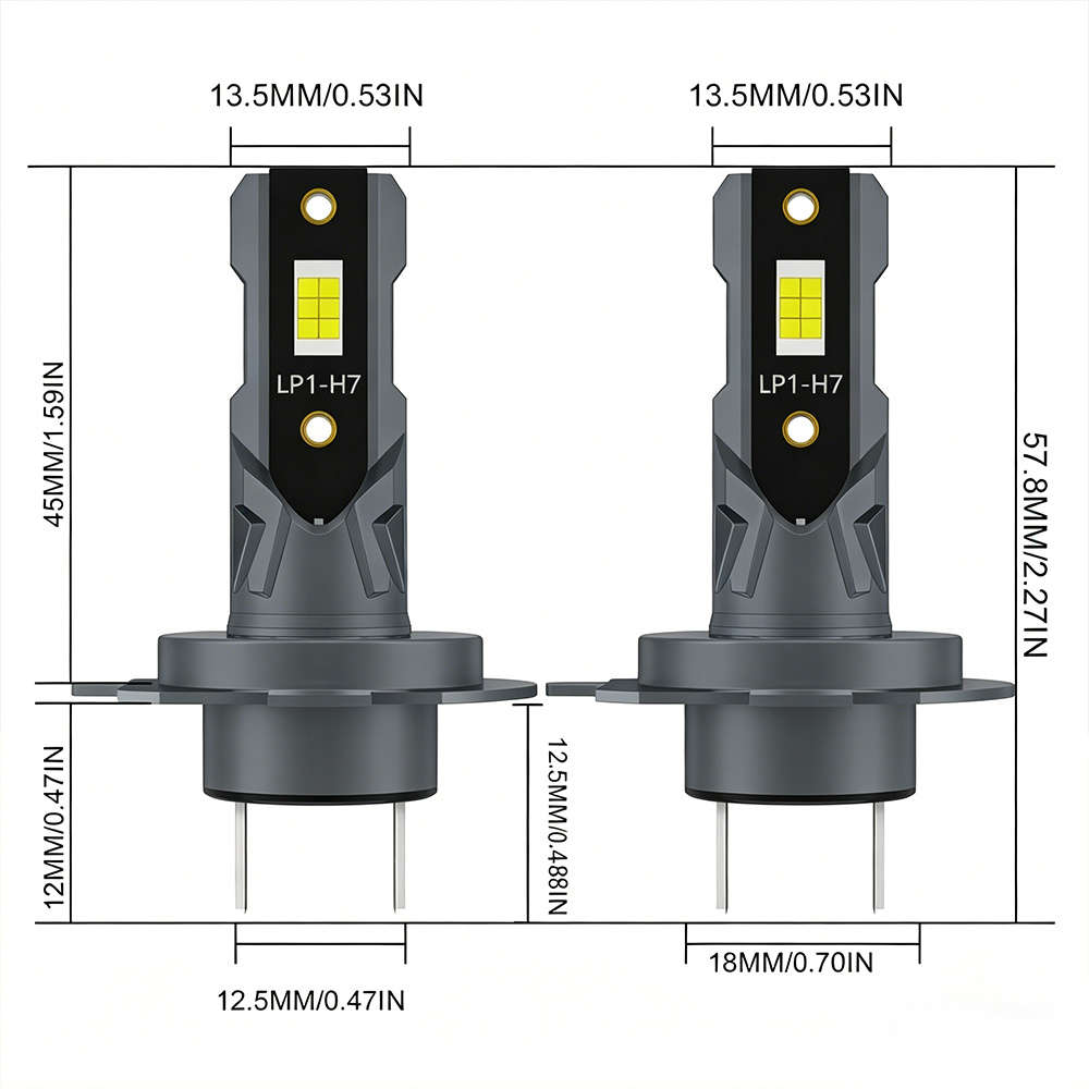 Car Lights Color 2Pcs H7
