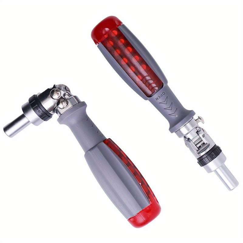 Screwdriver Bit Tool Set Color Twistable Ratchet Screwdriver 10 In 1 Upgraded Version