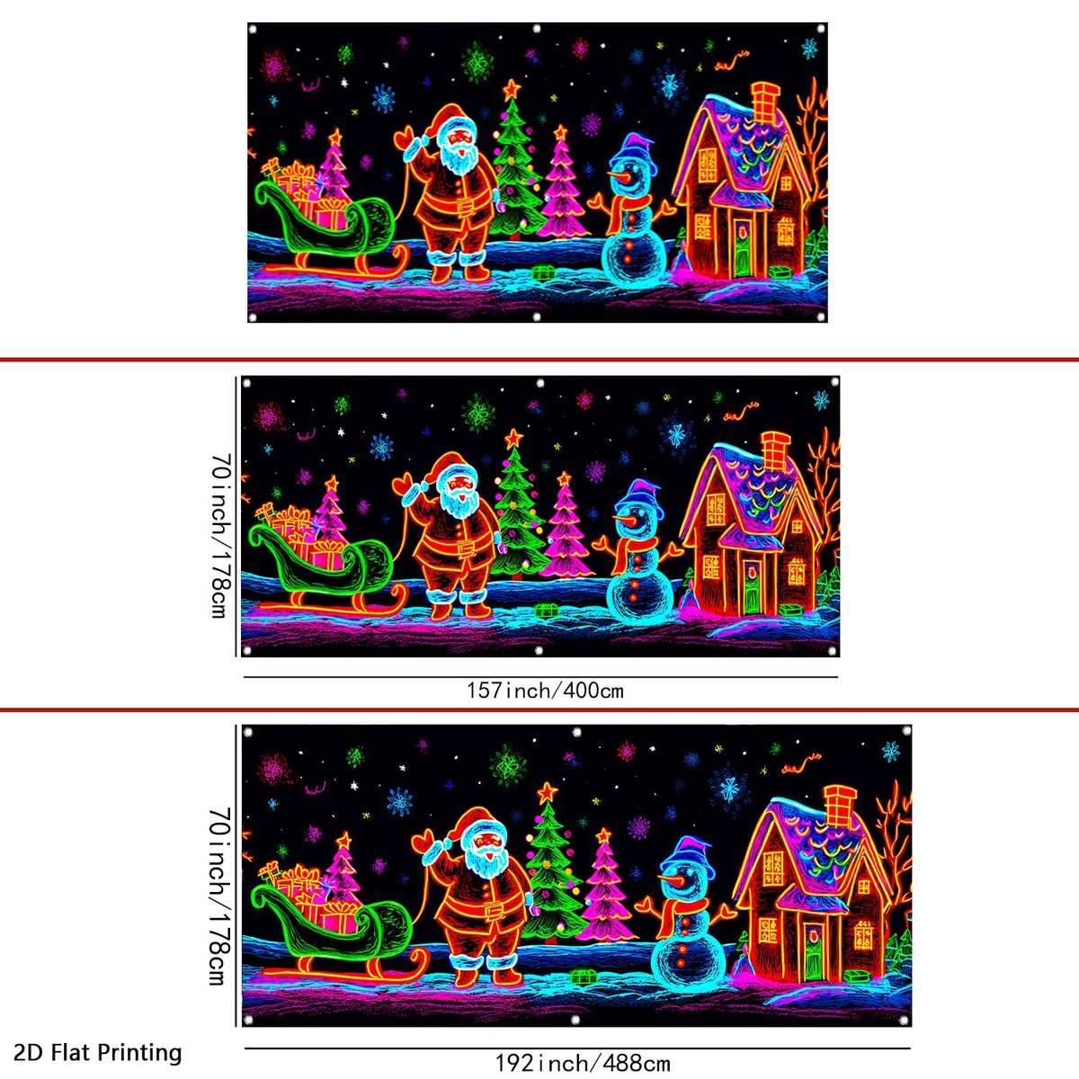 Christmas Decorations Size 4.88Meterx177.8Cm
