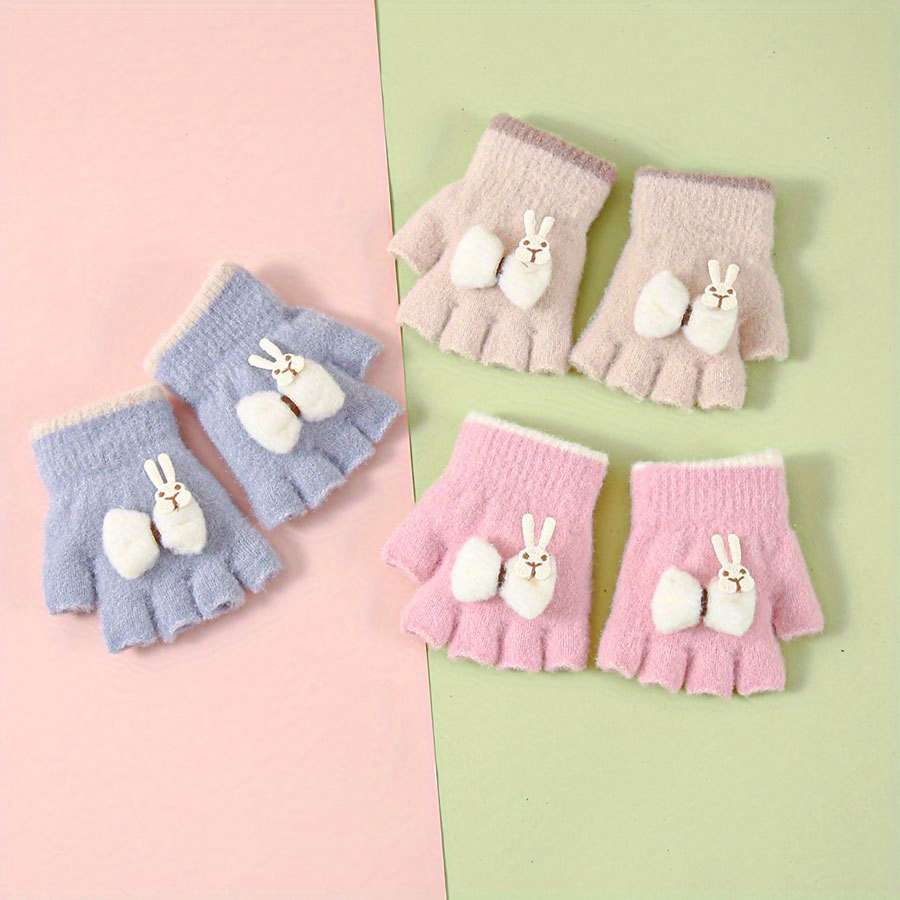 Winter Gloves Color Grey Size 1 To 4Y