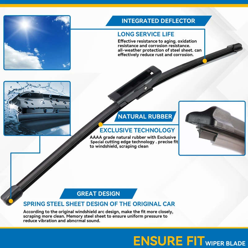 Windshield Wipers Size 76.2Cm 66.04Cm