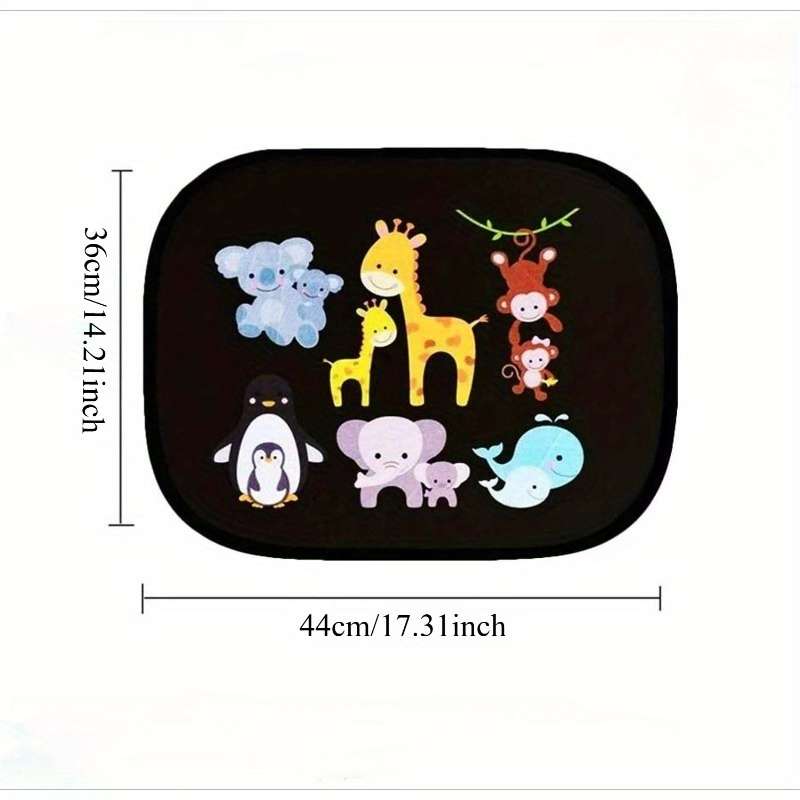 Car Sun Shades Style Animal Pattern