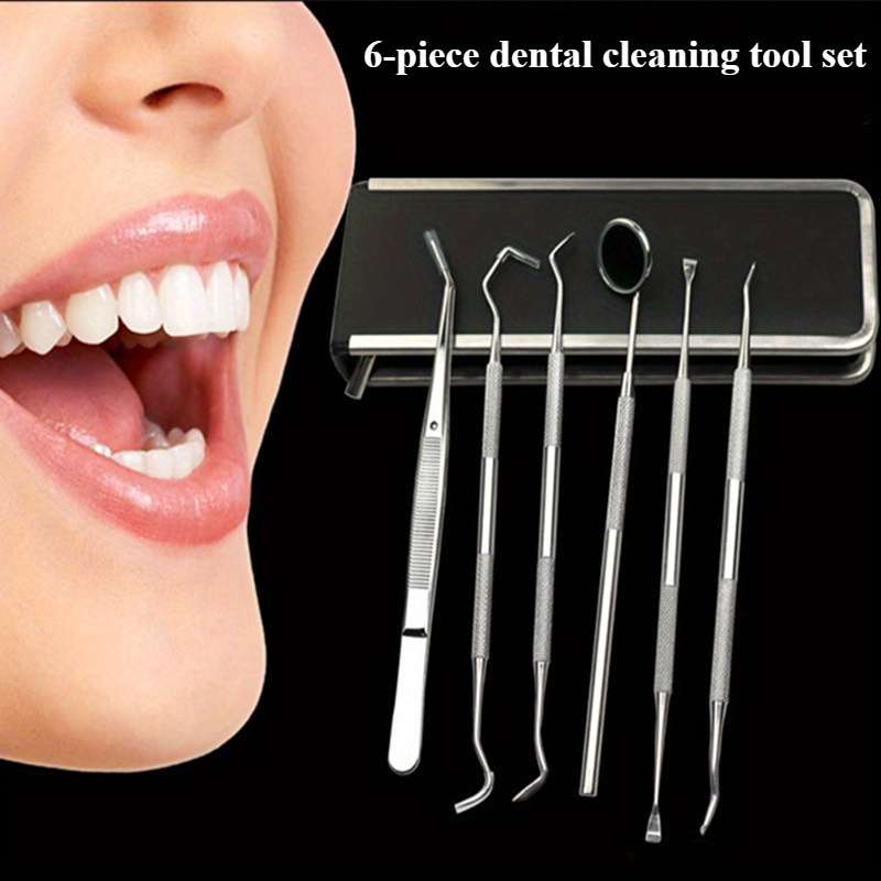 Dental Cleaner Items 6 In 1 Set