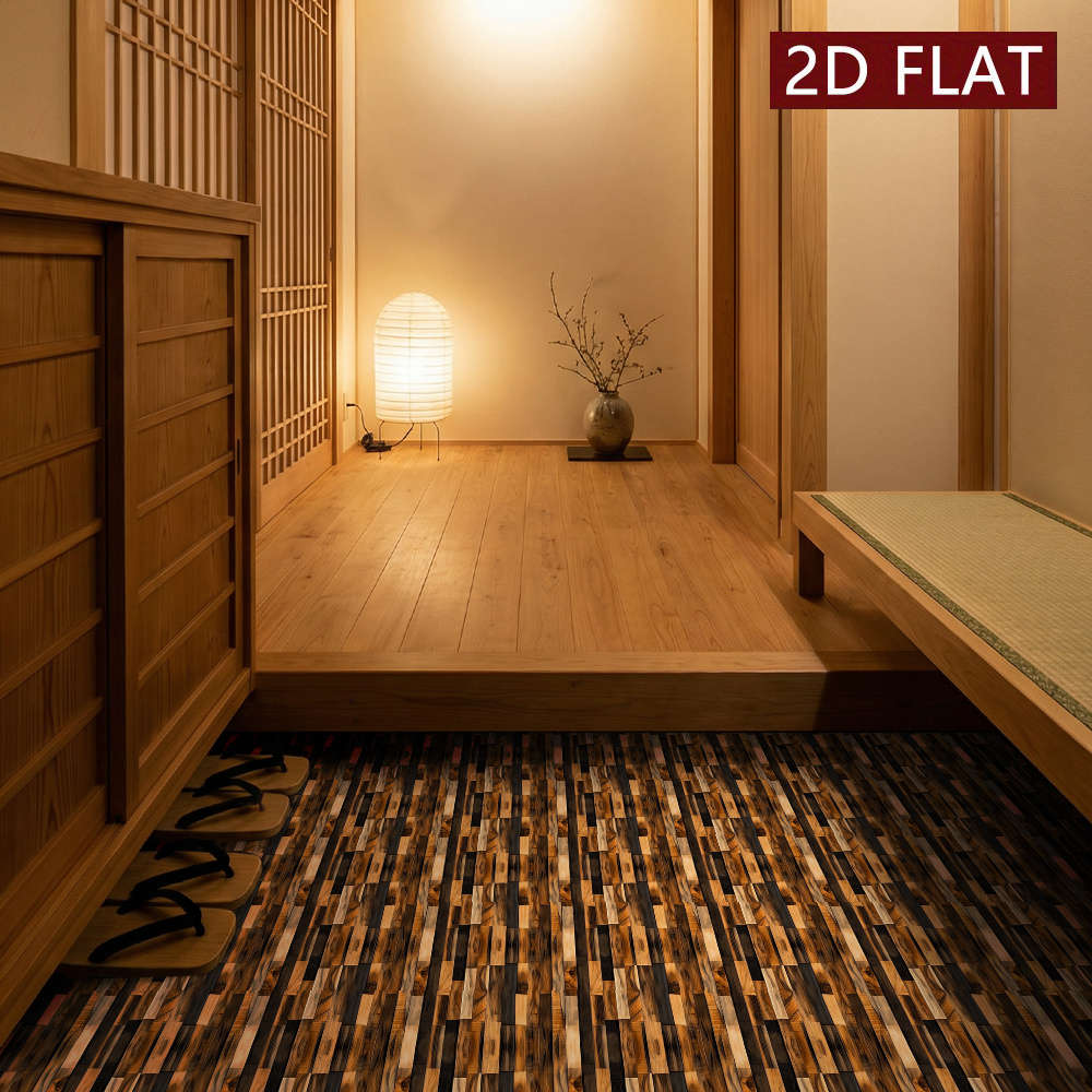 Self Adhesive Floor Stickers 5.91X5.91Inch15X15Cm 10Pcs