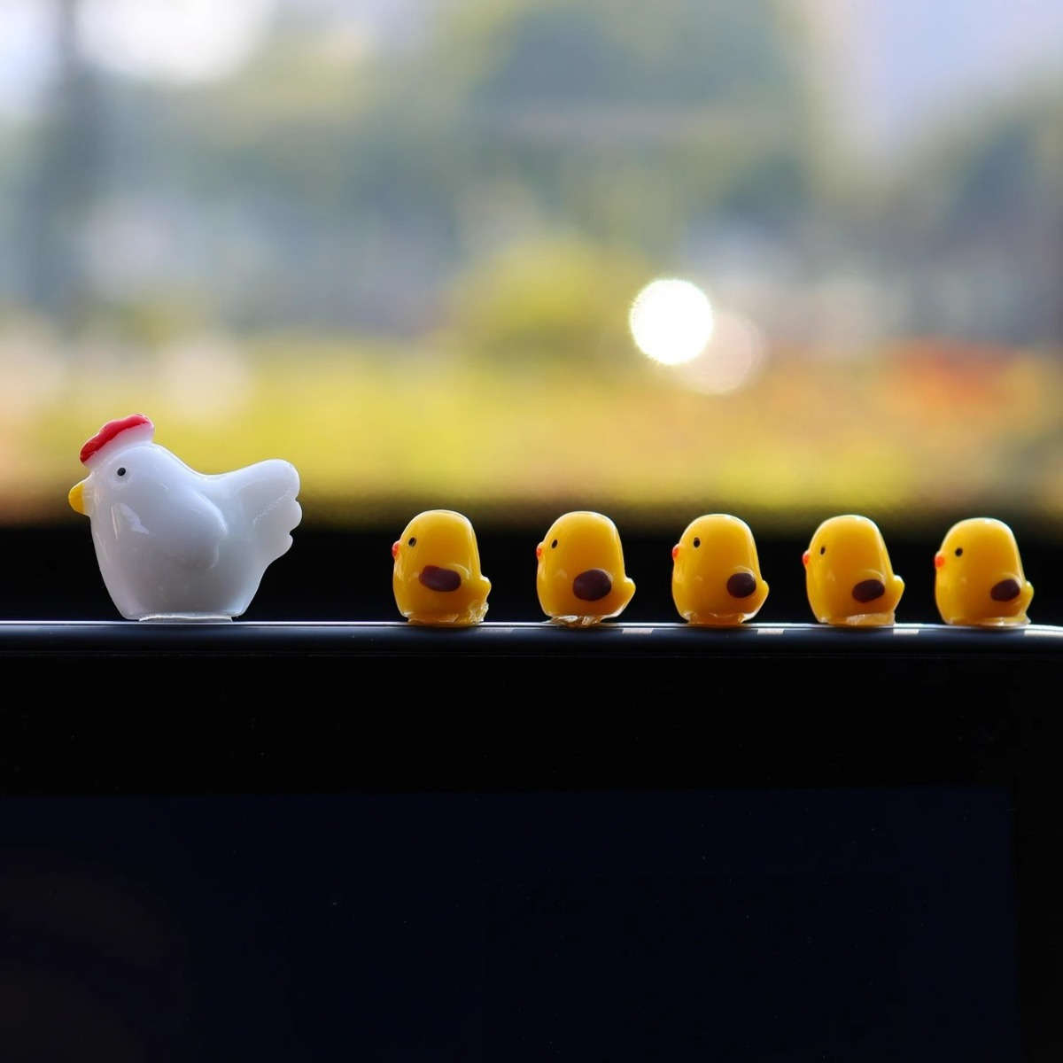 Car Interior Decor Items Old Hen  Add  5 Chicks